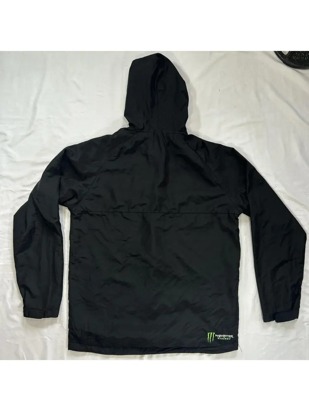 Monster Energy Men's Black and Green Jacket
